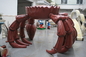 OEM Bánh mì lớn Crab Vòm điêu khắc của động vật biển Đánh bóng bề mặt